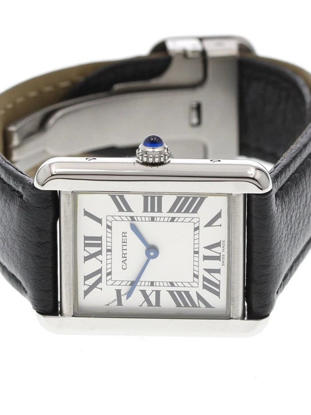 CARTIER Tank solo SM WSTA0030 Silver Dial Quartz Ladies Watch_958799 - Picture 3 of 7